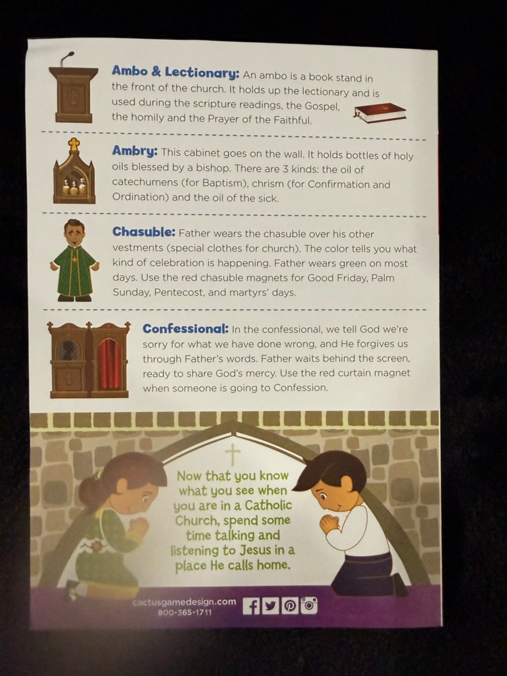 Wee Believers My Little Catholic Church 37 Piece Magnet Book Play Set Trifold - Picture 14 of 14